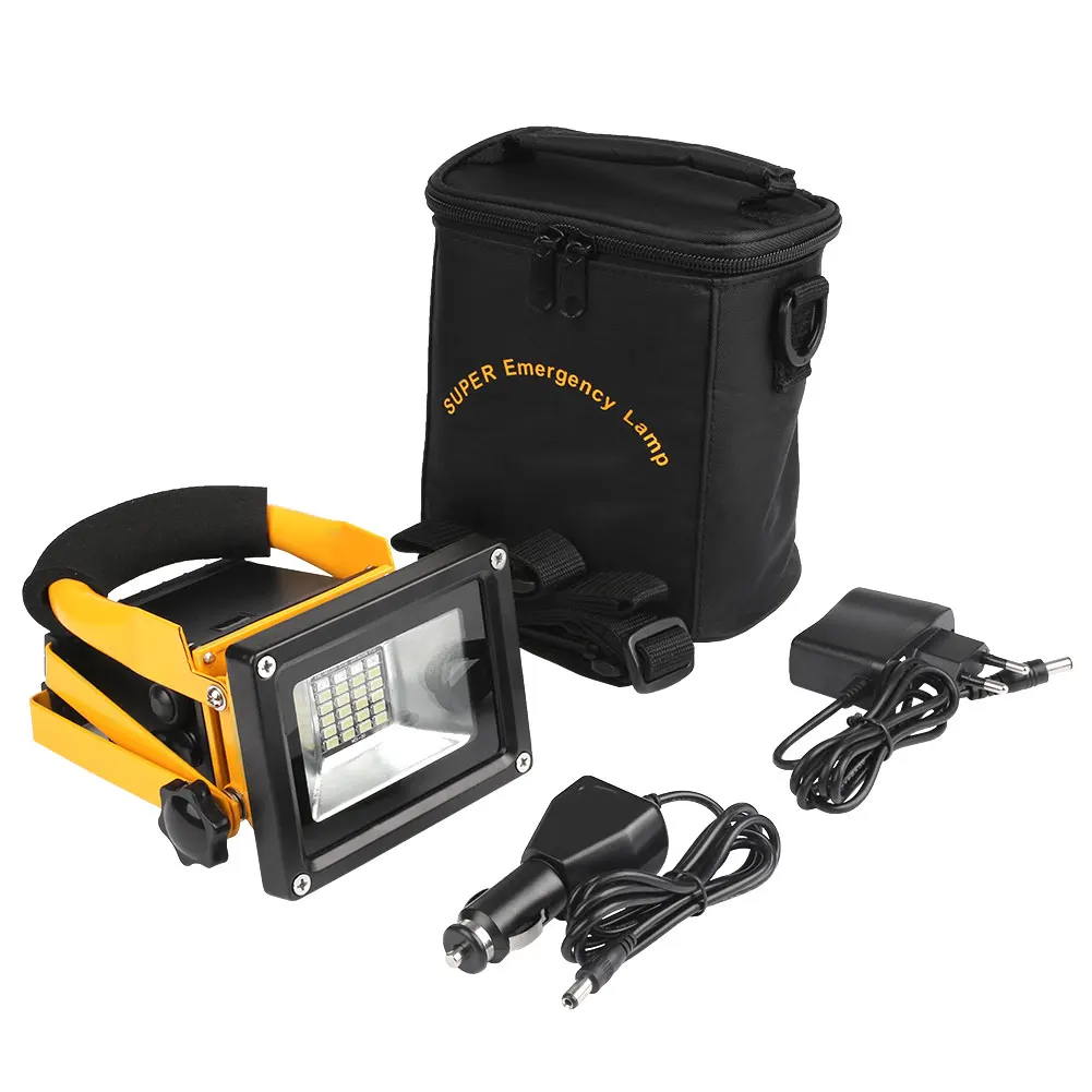 

LED SOS Lighting Emergency Light 24LED 100-240V AC Spotlight Rechargeable Waterproof Outdoor