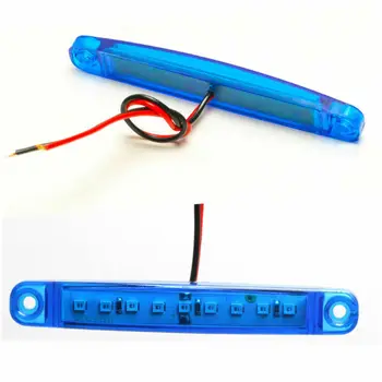 

Blue Lights LED Side Marker Lights Waterproof Lamp DC 12-24V Universal