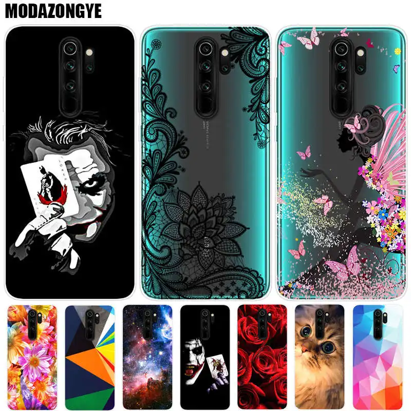 Case For Xiaomi Redmi Note 8 Pro Phone Case Xiaomi Redmi Note8 Pro Cover Redmi Note 8 Pro Note8Pro Case Silicone Soft TPU