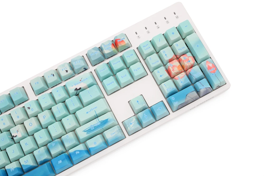 OMO OEM профиль по всему красителю Sub Keycap loop красивые пейзажи для механической