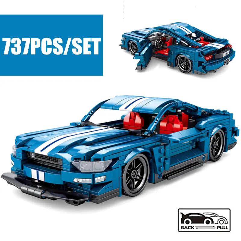 Новый гоночный автомобиль Mustang F 150 Raptor Pickup Fit Technic грузовик городская Модель