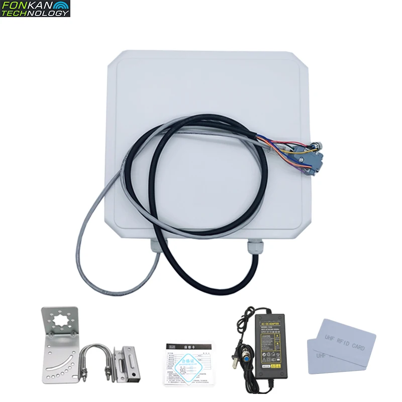 Интегрированная антенна FONKAN 860 920 МГц 9dBi UHF RFID считыватель RS232 RS485 TCP/IP интерфейс PR9200