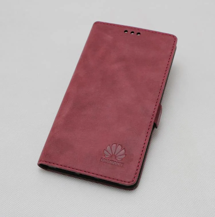Чехол-книжка из натуральной кожи для huawei Honor Note 10, высококачественный кожаный чехол-подставка для huawei Honor note 10, чехлы для телефонов - Цвет: red wine