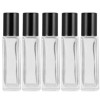 

12PCS 9ml Glass Roller Bottles Empty Essential Oil Perfume Sample Refillable Bottles