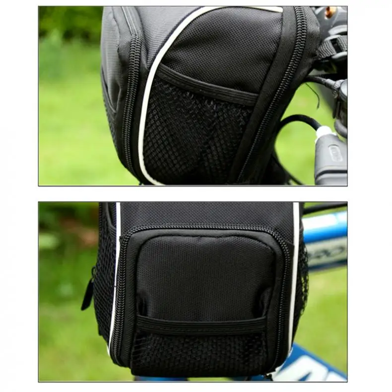 Waterproof Sport Cycling Bike Handlebar Bag Top Frame Tool kit Front Pack Pouch Bicycle Handle bar Bag with Rain Cover