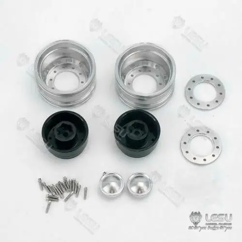 

LESU Front Hub Metal Hex Brake 1/14 RC VOLVO FH12 FH16 Tractor Truck Power Axle TH15163