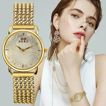 

Luxury Watch Women Quartz Creative Geometry Crystal Ladies Bracelet Relogios Casual Dress Romantic Relogio Feminino Elegant 2020