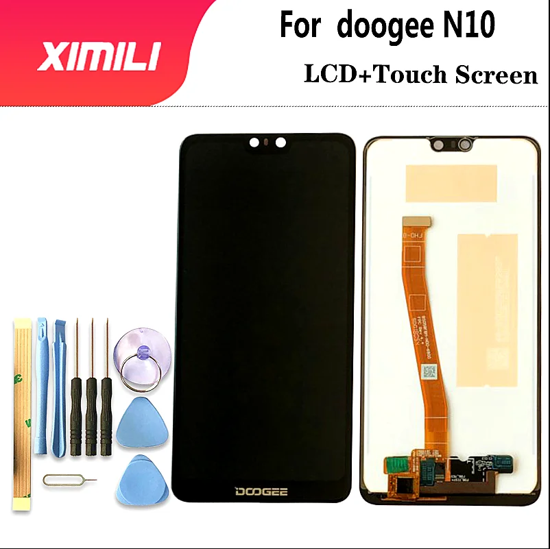 5 84 дюйма ЖК-дисплей Doogee N10 + кодирующий преобразователь сенсорного экрана в сборе