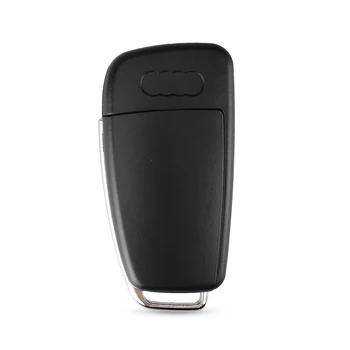 Cover chiate/telecomando per Audi A2 A3 A4 A6 A6L A8 S5 Q7 TT - KEYYOU 3 pulsanti Flip Car Key telecomando pieghevole Cover Shell Fob Case Key per Audi