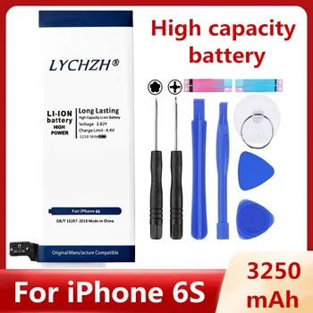 

New Original Battery For Apple iPhone 6S Battery Replacement Real High Capacity Mobile Phone Bateria Case Tools Kit 0 cycle