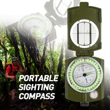 1 шт. портативный линзатический Компас для кемпинга, походов, ручной мини-Компас для позиционирования
