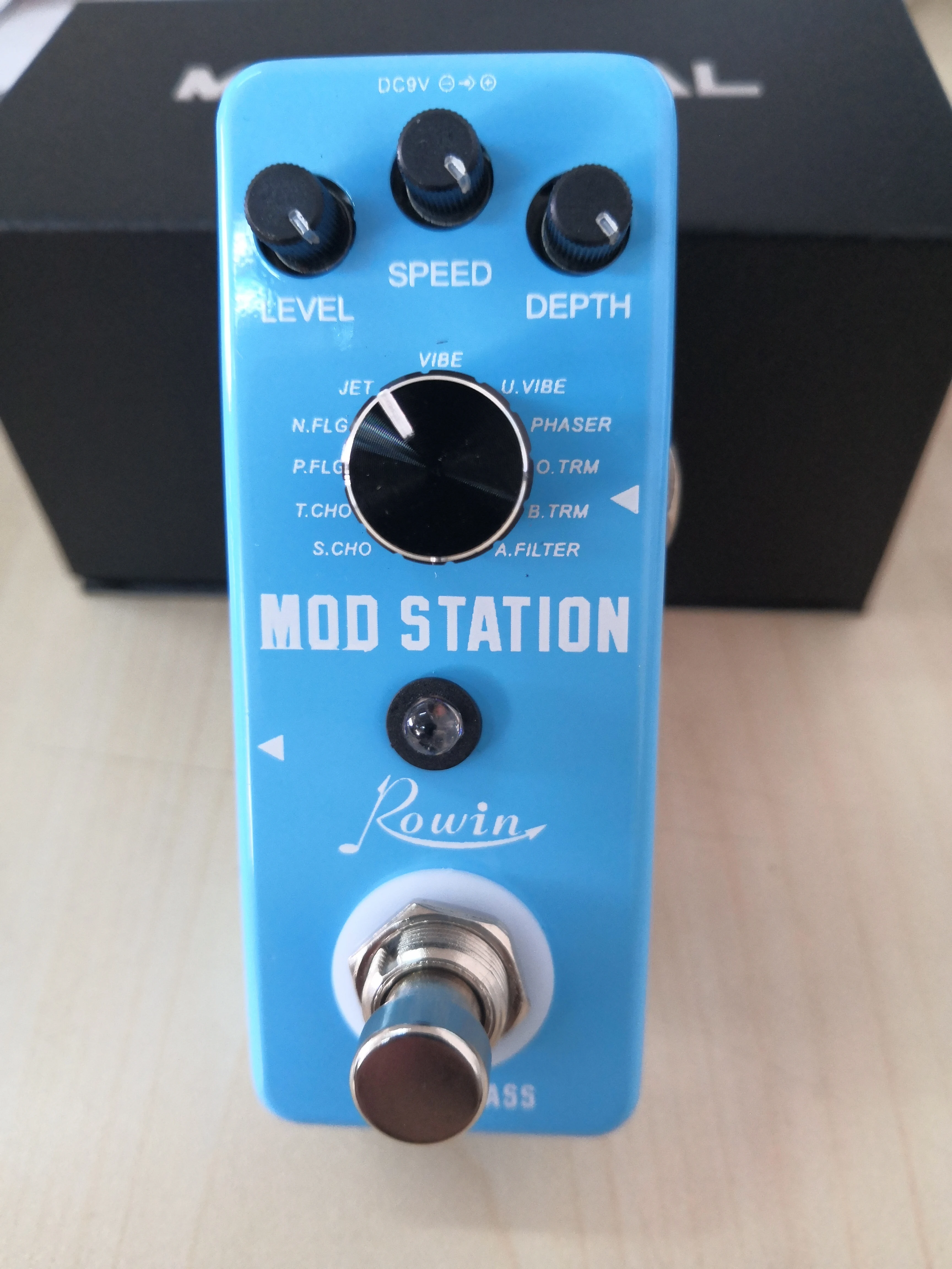 Rowin LEF 3808 Mod Station Pedal 11 видов классического эффекта модуляции хранение звуковых
