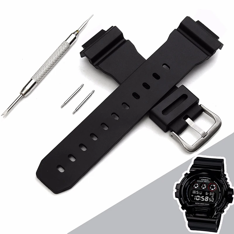 

J3 Replacement Watch Band Strap For G Shock DW-6900 with Batch&Needles