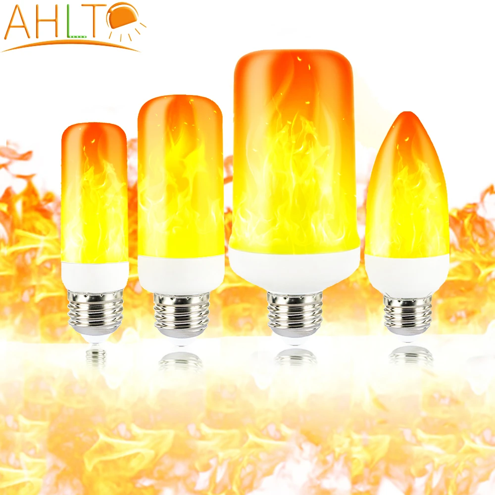 

Flame Full Model 3W 5W 7W 9W E27 E14 Bulb 85-265V LED Flame Effect Fire Light Bulbs Flickering Emulation Decor Home LED Lamp