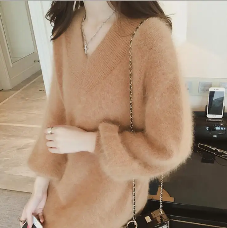

Women's sweater, short sleeve sweater, hot, autumn and winter, 2020, new collection relaxed