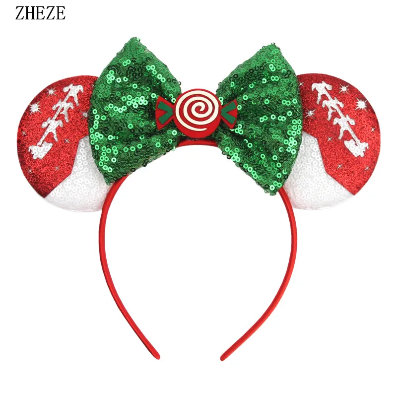 Nieuwe Weihnachten Maus Ohren Stirnband Für Mädchen Frauen Haarband Santa Claus Festival Party DIY Haar Zubehör Großhandel – Detail 18