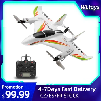 

WLtoys XK X450 RC Airplane Brushless Motor 2.4G 6CH 3D/6G RC Plane Vertical Takeoff LED RC Glider Fixed Wing Aircraft RTF