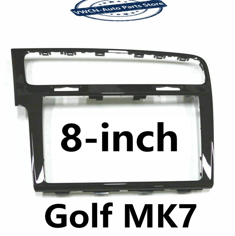 baard Wanneer verklaren Pianolak Zwart Voor Golf Mk7 Trim 8 "Inch & 9" Inch Scherm Bezel Voor Golf  7 Cd radio Platen Decoratieve Frame Panel|Interieurlijsten| - AliExpress