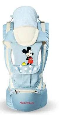 6 Disney Baby Carrier Хипсит(пояс для ношения ребенка) Новорожденный слинг для младенцев передняя сторона кенгуру Слинги для младенцев для путешествий 0-18 месяцев - Цвет: 6