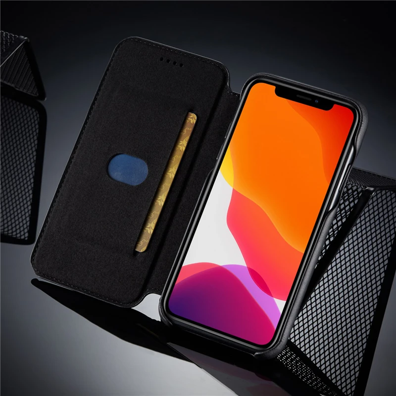 Магнитная кожа флип чехол для Apple iPhone 11 Pro Max Роскошный телефона модный держатель