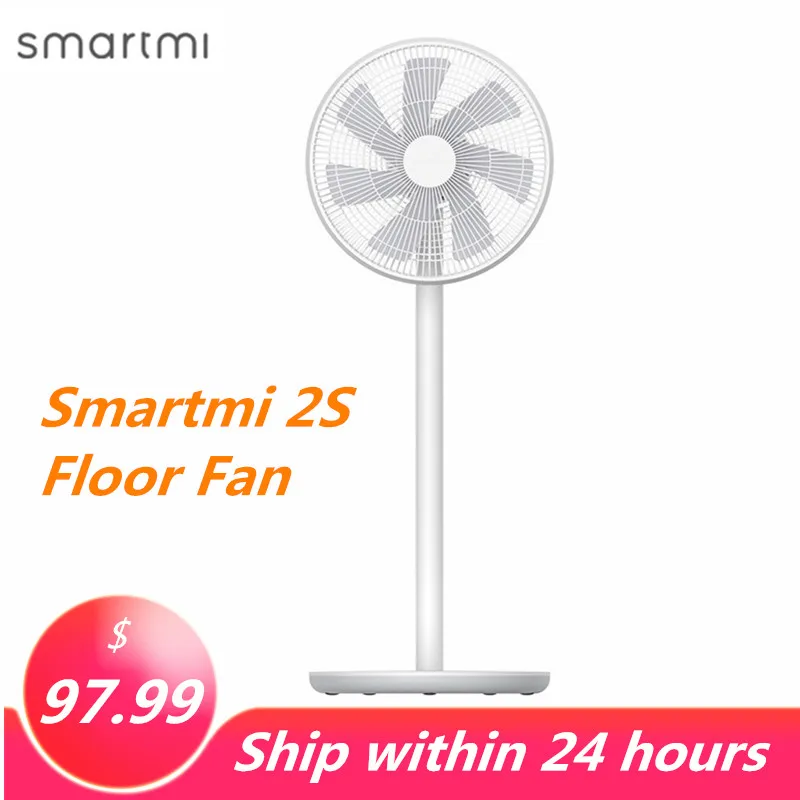 Напольный вентилятор Smartmi 2S постоянный ток преобразователь частоты натуральный