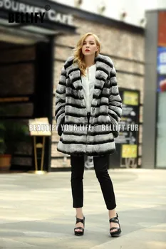 Kaufen Unten Jacke Weibliche Winter Echt Chinchilla Pelz Natur Rex Kaninchen Pelz Mantel Luxus Dame MĂ€ntel Mit Kapuze Winter Warm Mantel