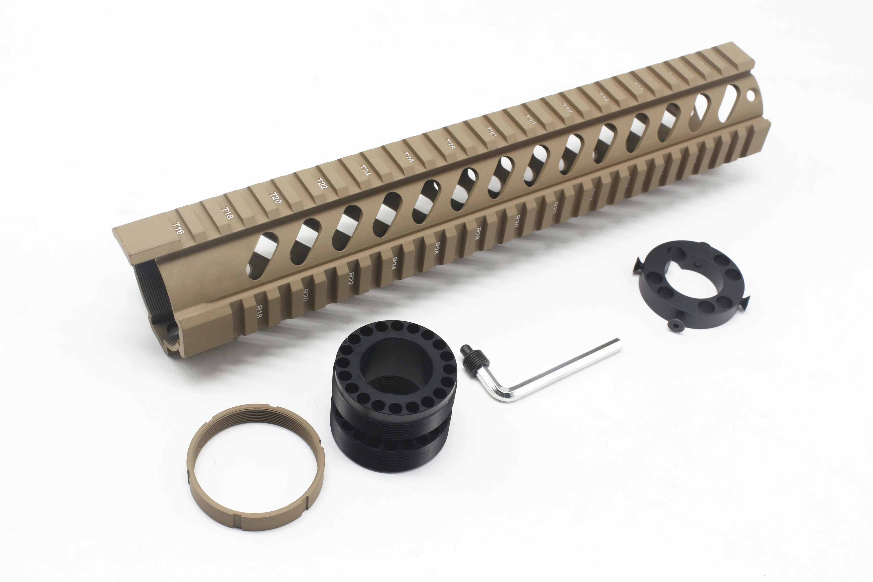 7,10, 12 дюймов AR15 M16 Quad Rail Handguard страйкбол AR-15 RIS система крепление Тактический поплавок Picatinny Handguard