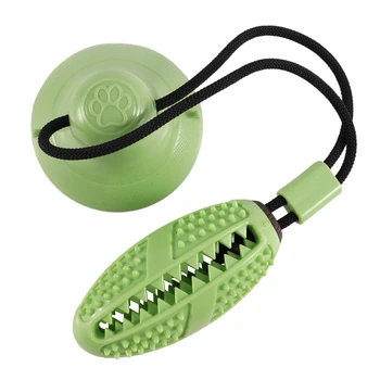 

Pet Toys with Suction Cup Dog Push Toy with TPR Ball Pet Tooth Cleaning Chewing Rubber Dog Toys