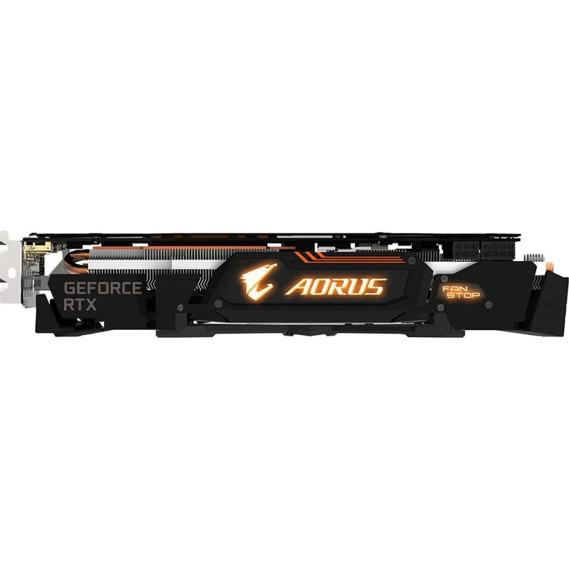 Видеокарта Gigabyte PCI-E GV-N2060AORUS X-6GC NV RTX2060 6144Mb 192b GDDR6 1680/14140/HDMIx1/DPx3/Ty