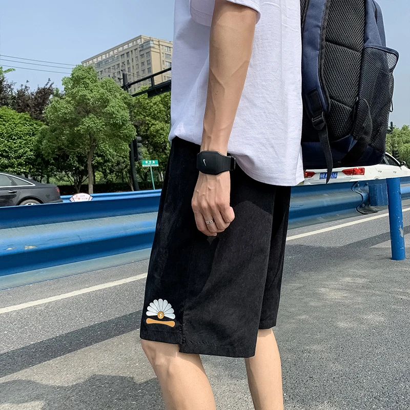 Men Shorts Thin Printed Casual Shorts Summer Korean Students Loose Men Casual Shorts Straight pantalones cortos hombre Pants Men Shorts Thin Printed Casual Shorts Summer Korean Students Loose Men Casual Shorts Straight pantalones cortos hombre Pants
