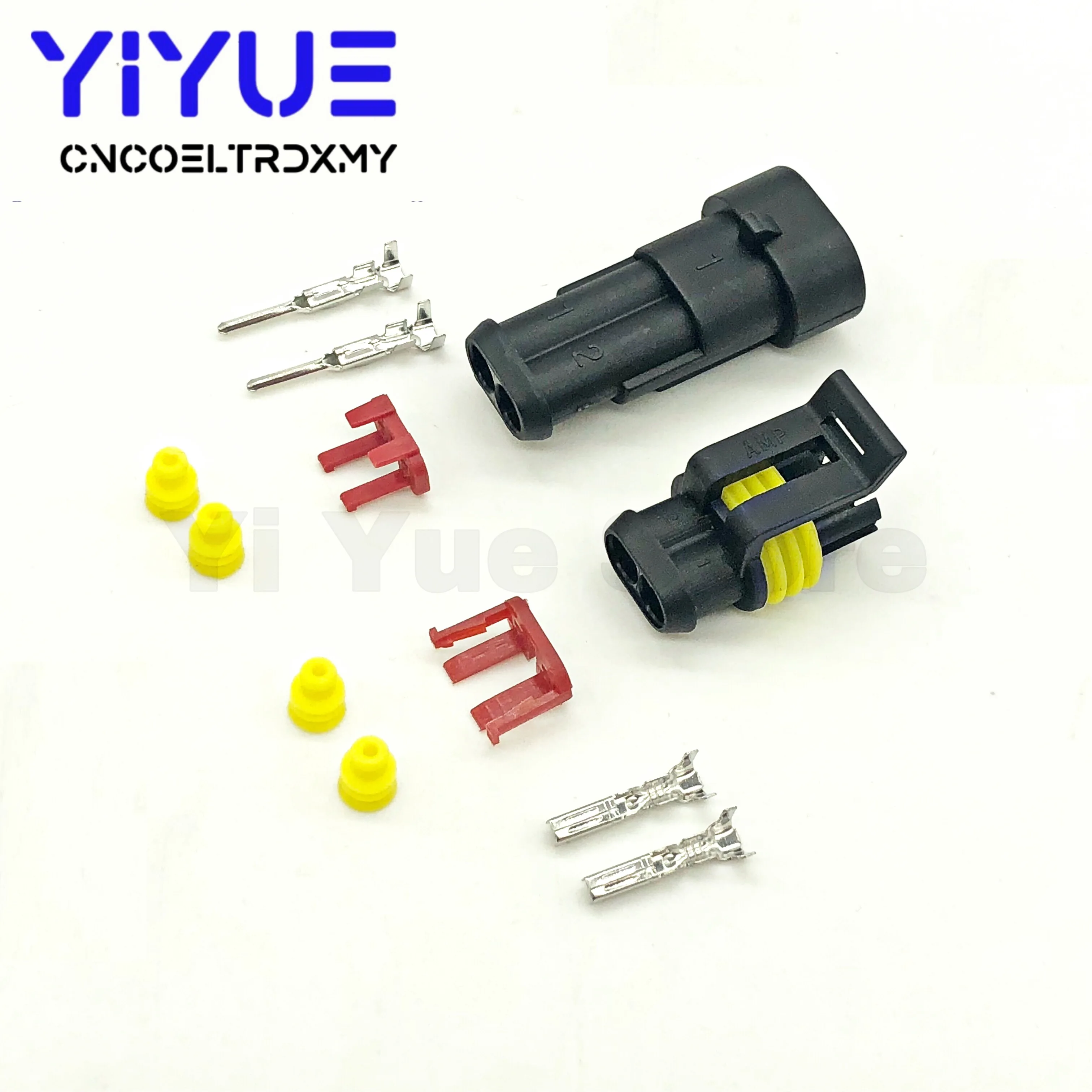 1 set 1/2/3/4/5/6 Pin Way AMP Tyco Super Sealed Automotive Wire Connector Electrical Plug Terminals for Cars ► Photo 3/6