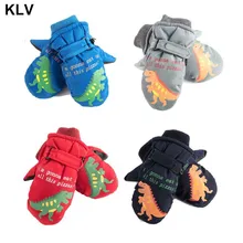 Детские зимние теплые ветрозащитные перчатки для мальчиков и девочек, лыжные перчатки для велоспорта, альпинизма, водонепроницаемые перчатки для детей 3-7 лет