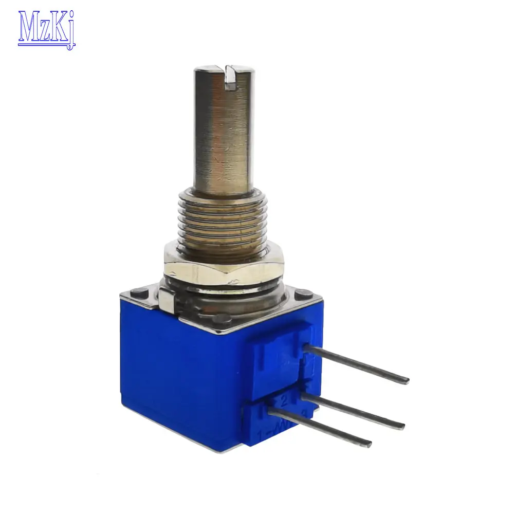 10pcs 25k 2w New Original Usa Singleunit Rotary Potentiometer