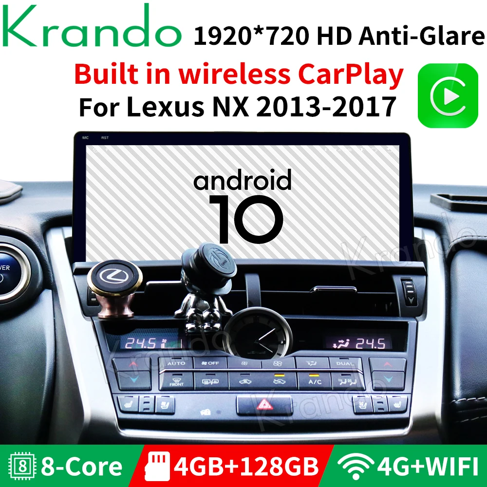 Автомобильный радиопроигрыватель Krando Android 10 0 25 дюйма Gps-навигация для