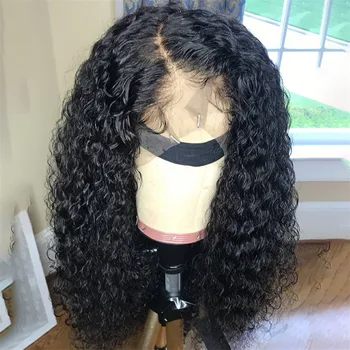 

Fake Scalp PU silk base Lace Front Human Hair Wigs Curly Brazilian Remy Hair Wigs Pre Plucked With Natural Baby Hair Beauty Text