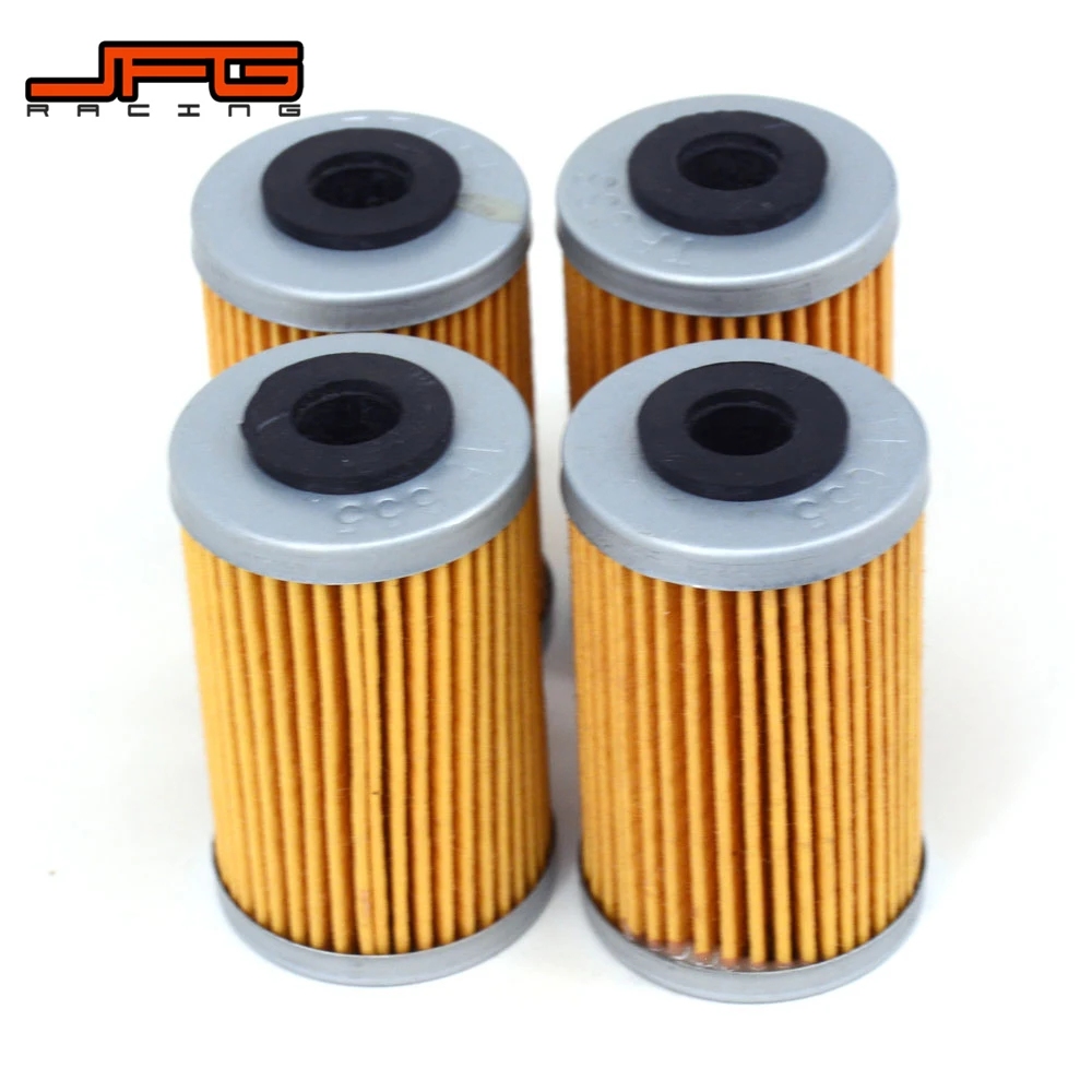 Filtro de Óleo Limpo para Ktm Bicicleta da Sujeira Motocicleta Mais Excf Seis Dias Sxf Xcw Xcfw Smr 250 450 500 690 Supermoto 4 Pçs Exc 5 Cheap Filtros de óleo