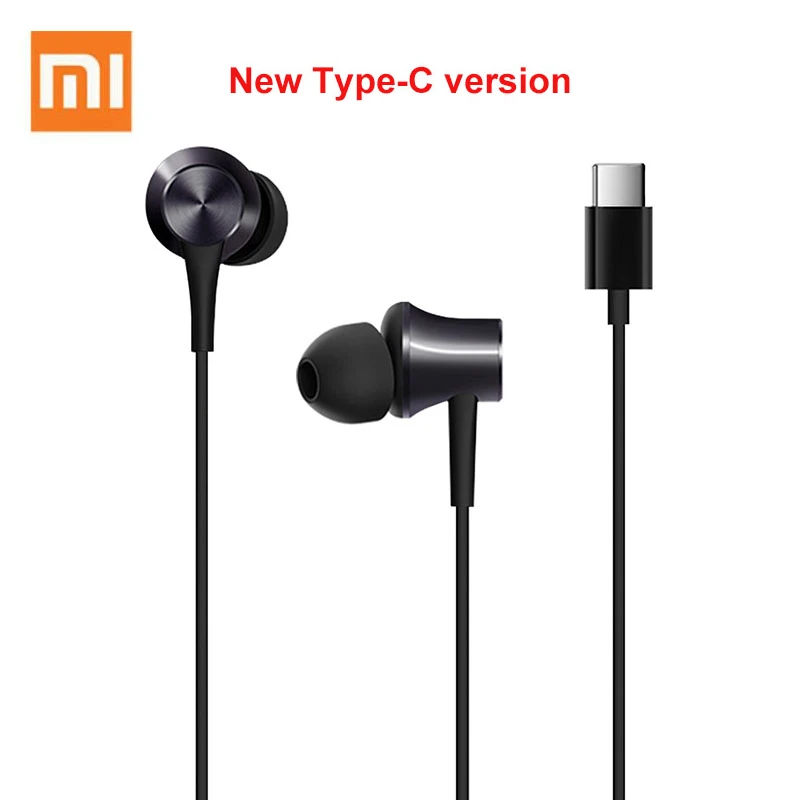 Новые оригинальные наушники Xiaomi Piston 3 type-C версии Наушники-вкладыши Xiaomi huawei usb type C гарнитура для mi8 mi5 5S redmi 4x