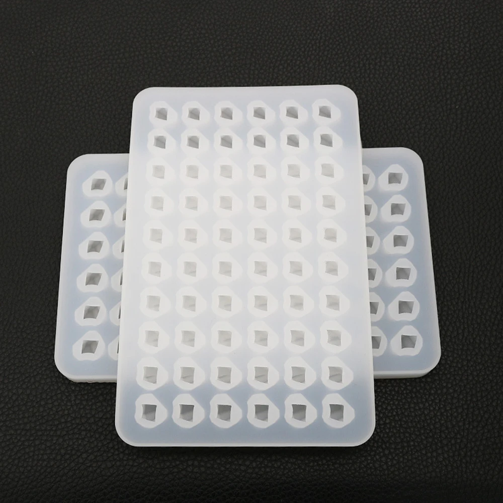 New Transparent Silicone Mold Resin Decorative Craft DIY 60 ice cube combinations Mold epoxy resin molds for jewelry