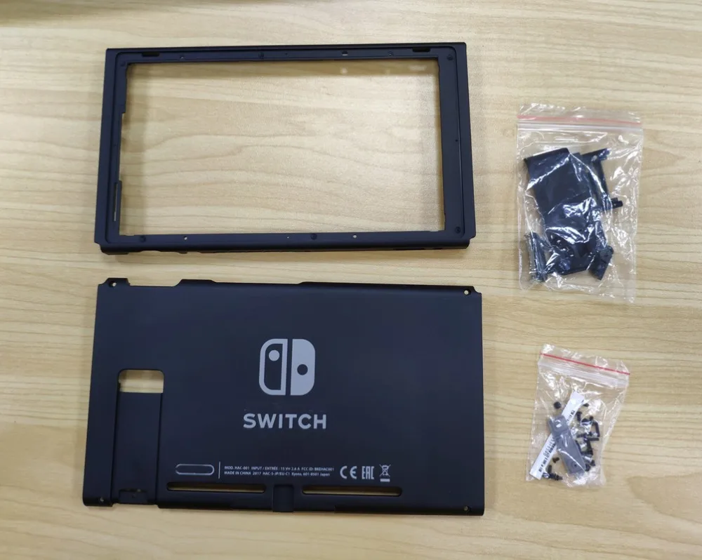 2 компл./лот для Nod Switch NS консоль полный корпус крышка лицевой панели с кнопками винты