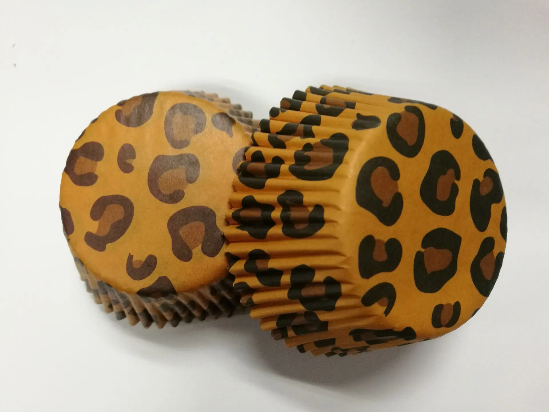zebra1 Прямая 50 шт белая корова/Зебра/леопард животные печати камуфляж полоса Кекс Лайнер Маффин форма для выпечки торт - Цвет: zebra1