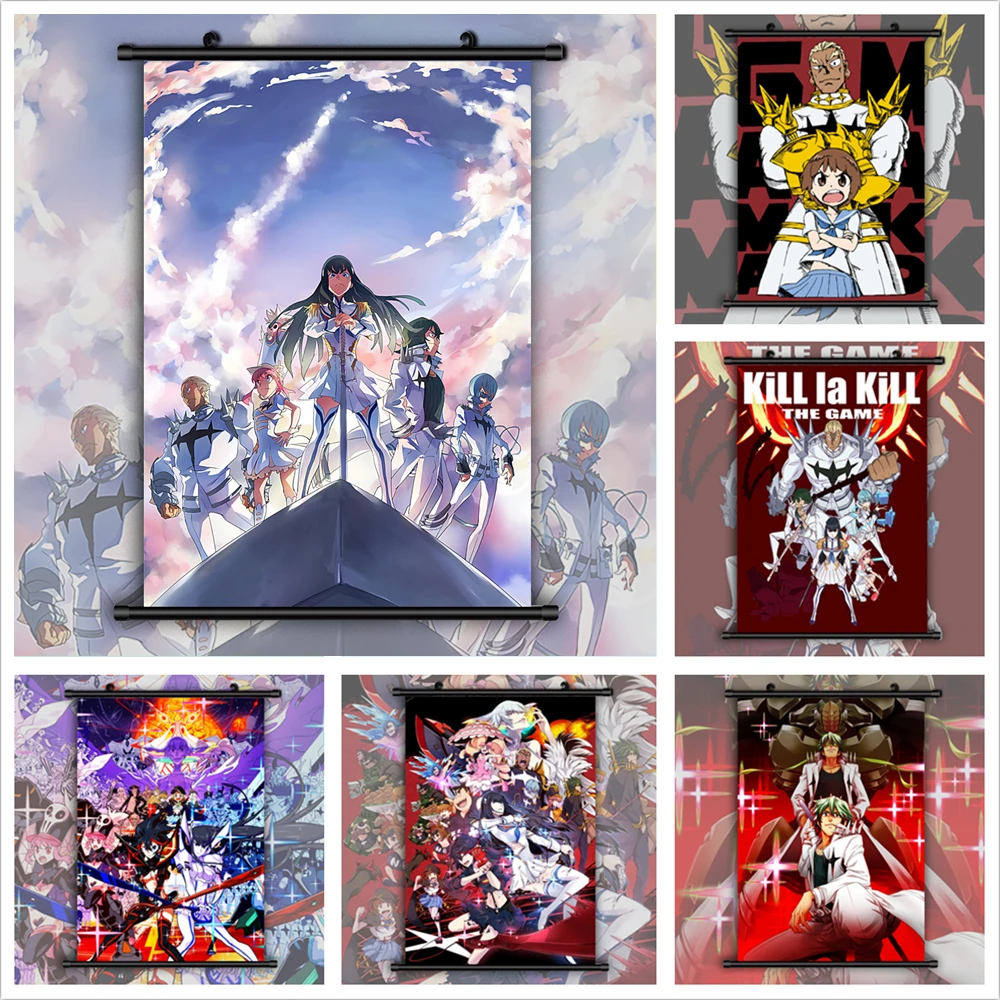 Kill La Kill Anime Manga Wall Poster Scroll Painting Calligraphy Aliexpress