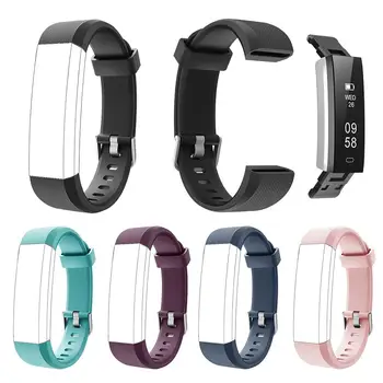 

New Arrival Replacement Sports Soft Silicone Adjustable Watch Band Wrist Strap for ID115U HR New