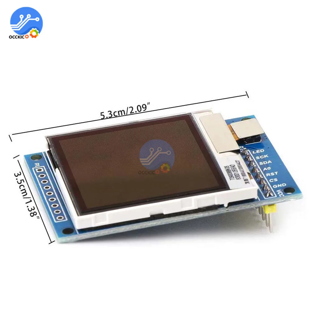OLED модуль с ЖК дисплеем 1 6 дюйма TFT IPS последовательный порт 130*130 контроллер экрана