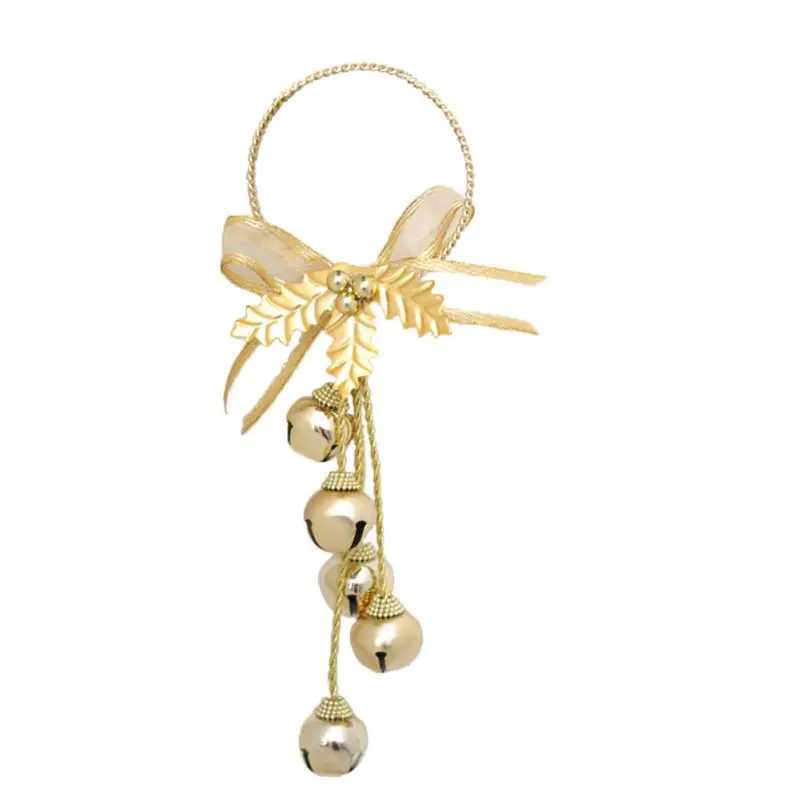 J New Christmas Jingle Bell Decoration Hanging Ornament Pendant Jingle Bell Door Hanging Decoration Christmas Tree Colorful Bell - Цвет: J
