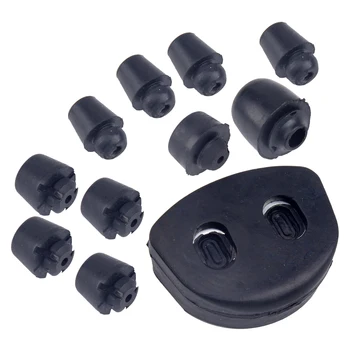 

DWCX 11pcs Door Bump Stop Damper Buffer Shock Set Pad Rubber Fit For Mitsubishi Pajero Montero V31 V32 V43 V44 V45 V46 V73 V75
