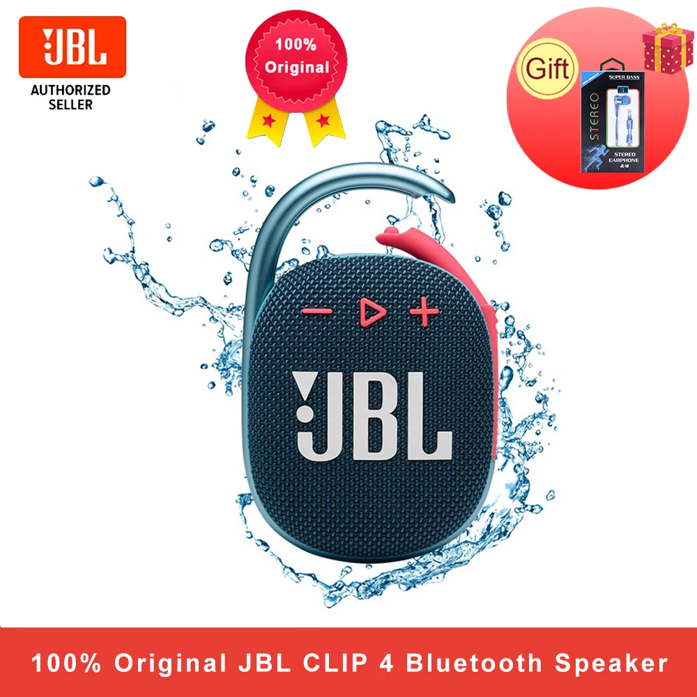 100% оригинальный JBL CLIP 4 беспроводной Bluetooth-динамик портативный водонепроницаемый