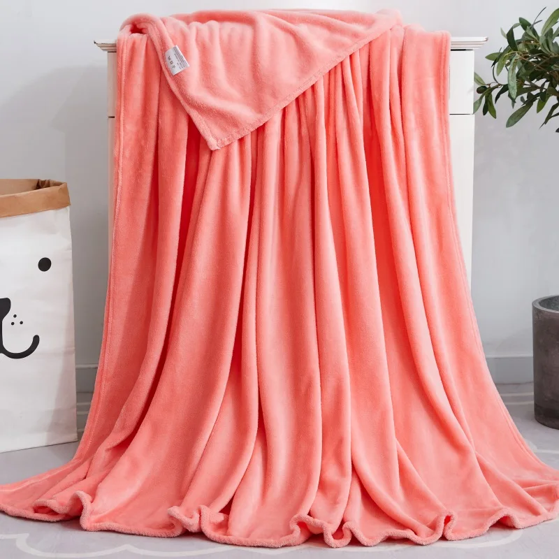 Super Soft Warm Flannel Blanket Weighted Blanket Home Bedding Throw Blanket for Bed Sofa Fleece Blanket