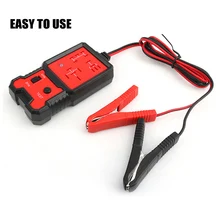 12 В Электронный Автомобильный прибор для проверки реле с зажимами аллигатора для авто батареи проверки- M25