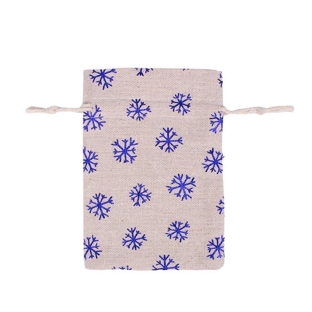 Bird New Year Bag Jewelry Sachet Packing Organizer Christmas Pouches 10Pcs/Lot Santa Gift Drawstring Bag Can Print Logo