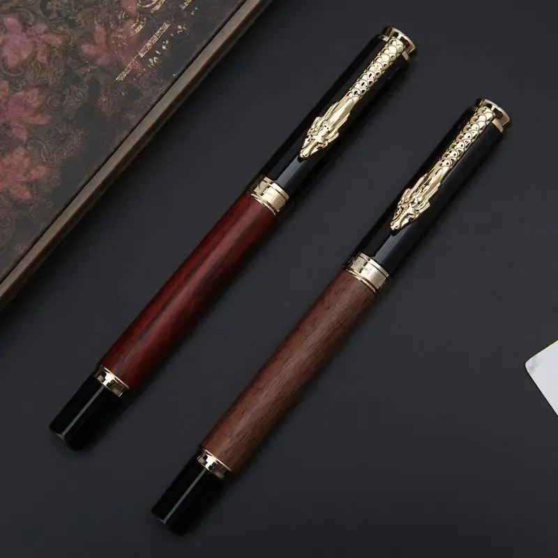 Jinhao 8802, Ретро стиль, авторучка, деловая, Студенческая, 0,5 мм, средний, тонкий, перо, каллиграфия, офисные принадлежности, пишущий инструмент L41E